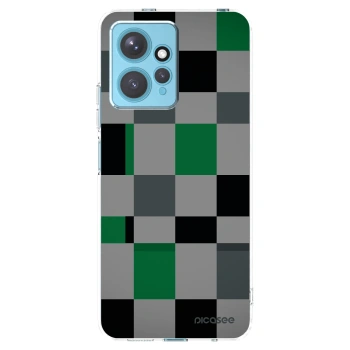 Picasee átlátszó szilikon tok az alábbi mobiltelefonokra Xiaomi Redmi Note 12 4G - Block Grid