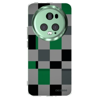 Picasee átlátszó szilikon tok az alábbi mobiltelefonokra Honor Magic5 Pro - Block Grid