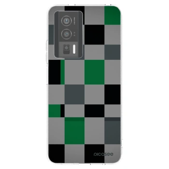 Picasee átlátszó szilikon tok az alábbi mobiltelefonokra Xiaomi Poco F5 Pro 5G - Block Grid
