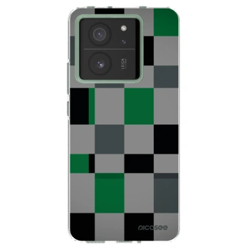 Picasee átlátszó szilikon tok az alábbi mobiltelefonokra Xiaomi 13T Pro - Block Grid