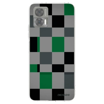 Picasee átlátszó szilikon tok az alábbi mobiltelefonokra Motorola Edge 30 Neo - Block Grid