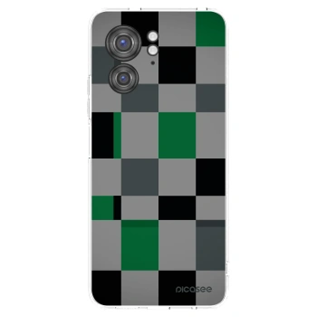 Picasee átlátszó szilikon tok az alábbi mobiltelefonokra Motorola Edge 40 - Block Grid