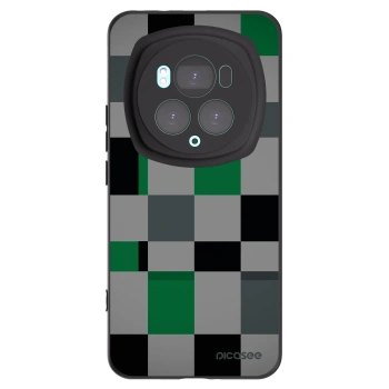 Picasee fekete szilikon tok az alábbi mobiltelefonokra Honor Magic6 Pro - Block Grid