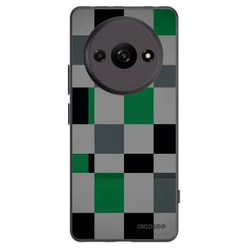 Picasee fekete szilikon tok az alábbi mobiltelefonokra Xiaomi Redmi A3 - Block Grid