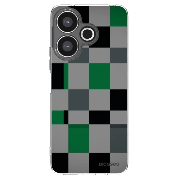 Picasee átlátszó szilikon tok az alábbi mobiltelefonokra Xiaomi Redmi 13 4G - Block Grid