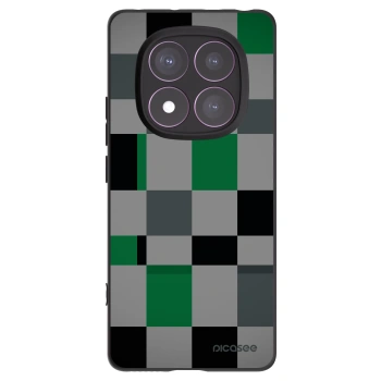 Picasee fekete szilikon tok az alábbi mobiltelefonokra Xiaomi Redmi Note 14 Pro 4G - Block Grid