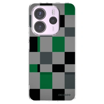 Picasee átlátszó szilikon tok az alábbi mobiltelefonokra Xiaomi Redmi Note 14 4G - Block Grid