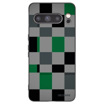 Picasee fekete szilikon tok az alábbi mobiltelefonokra Google Pixel 8 Pro - Block Grid