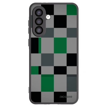 Picasee fekete szilikon tok az alábbi mobiltelefonokra Samsung Galaxy A26 5G A266B - Block Grid