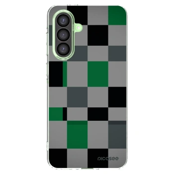 Picasee átlátszó szilikon tok az alábbi mobiltelefonokra Samsung Galaxy A26 5G A266B - Block Grid