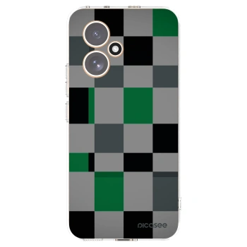 Picasee átlátszó szilikon tok az alábbi mobiltelefonokra Honor 400 5G - Block Grid