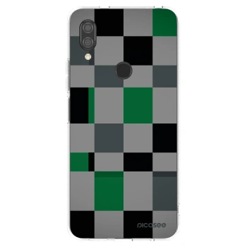 Picasee átlátszó szilikon tok az alábbi mobiltelefonokra Xiaomi Redmi 7 - Block Grid