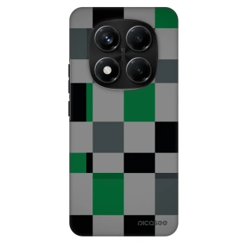 Szilikon tok erre a típusra Xiaomi Redmi Note 14 Pro+ 5G - Block Grid