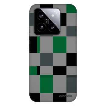 Szilikon tok erre a típusra Xiaomi 14 - Block Grid