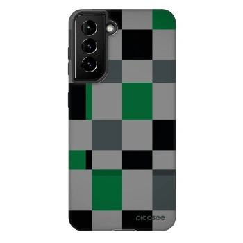 Szilikon tok erre a típusra Samsung Galaxy S21 FE 5G - Block Grid