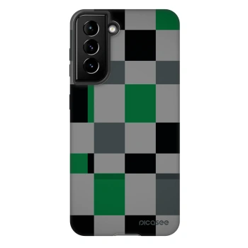 Szilikon tok erre a típusra Samsung Galaxy S21 5G G991B - Block Grid