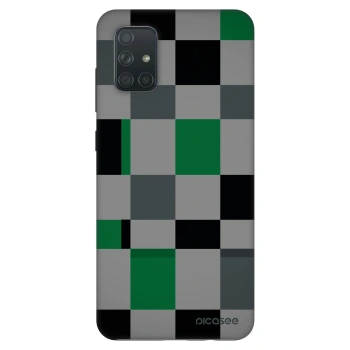 Szilikon tok erre a típusra Samsung Galaxy A71 A715F - Block Grid