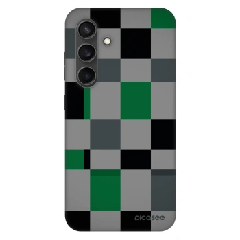 Szilikon tok erre a típusra Samsung Galaxy S24+ S926B 5G - Block Grid