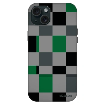 Szilikon tok erre a típusra Apple iPhone 15 Plus - Block Grid