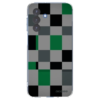 Picasee átlátszó szilikon tok az alábbi mobiltelefonokra Samsung Galaxy A17 5G - Block Grid
