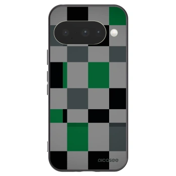 Picasee fekete szilikon tok az alábbi mobiltelefonokra Google Pixel 10 - Block Grid