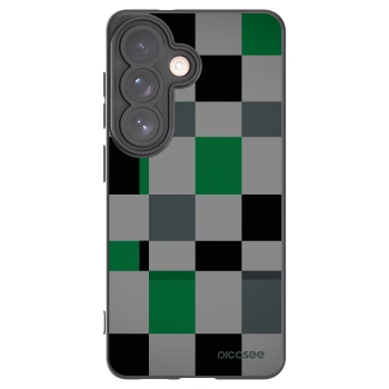 Picasee fekete szilikon tok az alábbi mobiltelefonokra Samsung Galaxy S26 - Block Grid