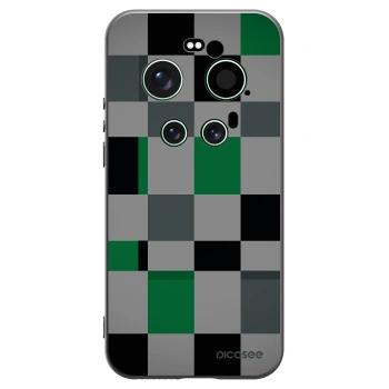 Picasee fekete szilikon tok az alábbi mobiltelefonokra Xiaomi 17 Ultra - Block Grid