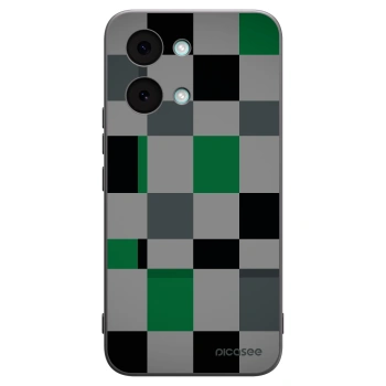 Picasee fekete szilikon tok az alábbi mobiltelefonokra Xiaomi Poco X8 Pro Max - Block Grid