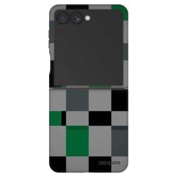 Szilikon tok erre a típusra Samsung Galaxy Z Flip7 5G - Block Grid