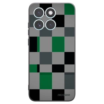 Picasee fekete szilikon tok az alábbi mobiltelefonokra Motorola Edge 70 Fusion - Block Grid