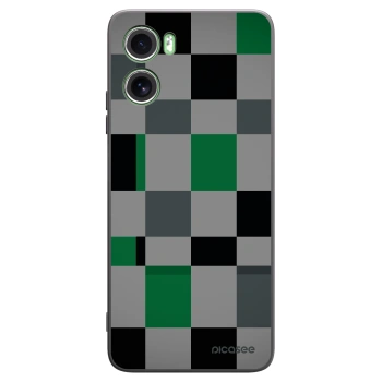 Picasee fekete szilikon tok az alábbi mobiltelefonokra Motorola Moto G06 - Block Grid