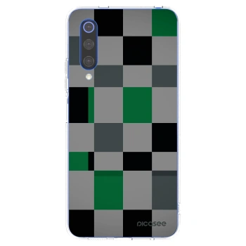 Picasee átlátszó szilikon tok az alábbi mobiltelefonokra Xiaomi Mi 9 SE - Block Grid