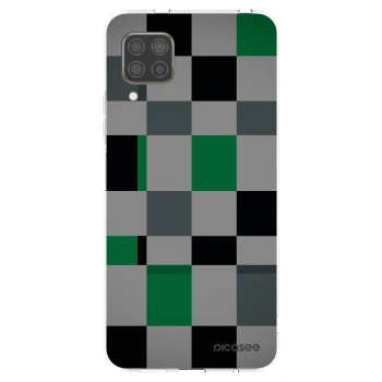 Picasee átlátszó szilikon tok az alábbi mobiltelefonokra Huawei P40 Lite - Block Grid