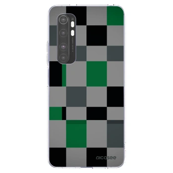 Picasee átlátszó szilikon tok az alábbi mobiltelefonokra Xiaomi Mi Note 10 Lite - Block Grid