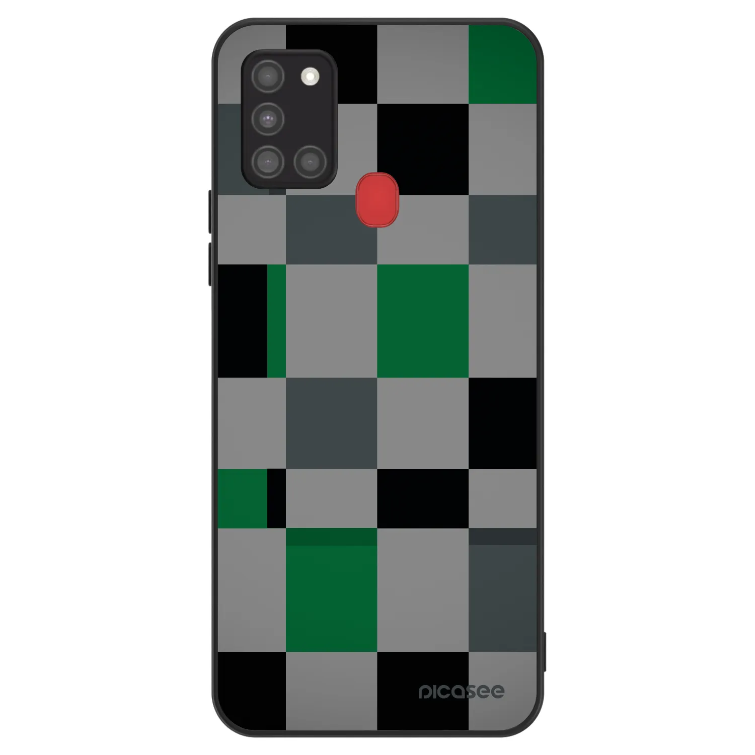 Picasee ULTIMATE CASE Samsung Galaxy A21s - készülékre - Block Grid