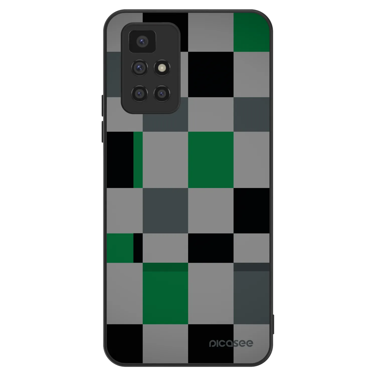 Picasee ULTIMATE CASE Xiaomi Redmi 10 - készülékre - Block Grid