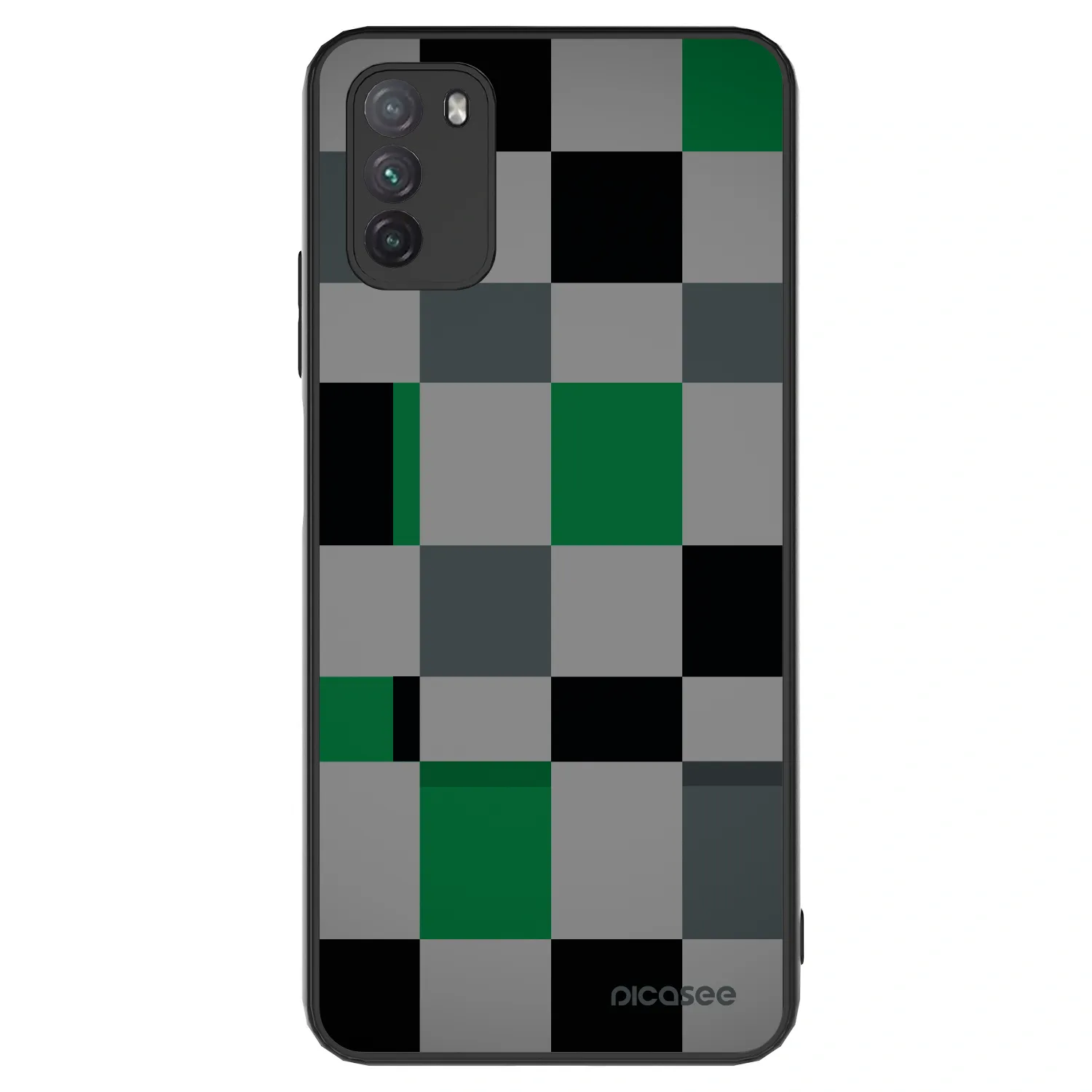 Picasee ULTIMATE CASE Xiaomi Poco M3 - készülékre - Block Grid