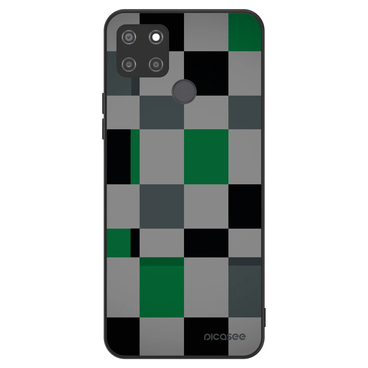Picasee ULTIMATE CASE Realme C21Y - készülékre - Block Grid