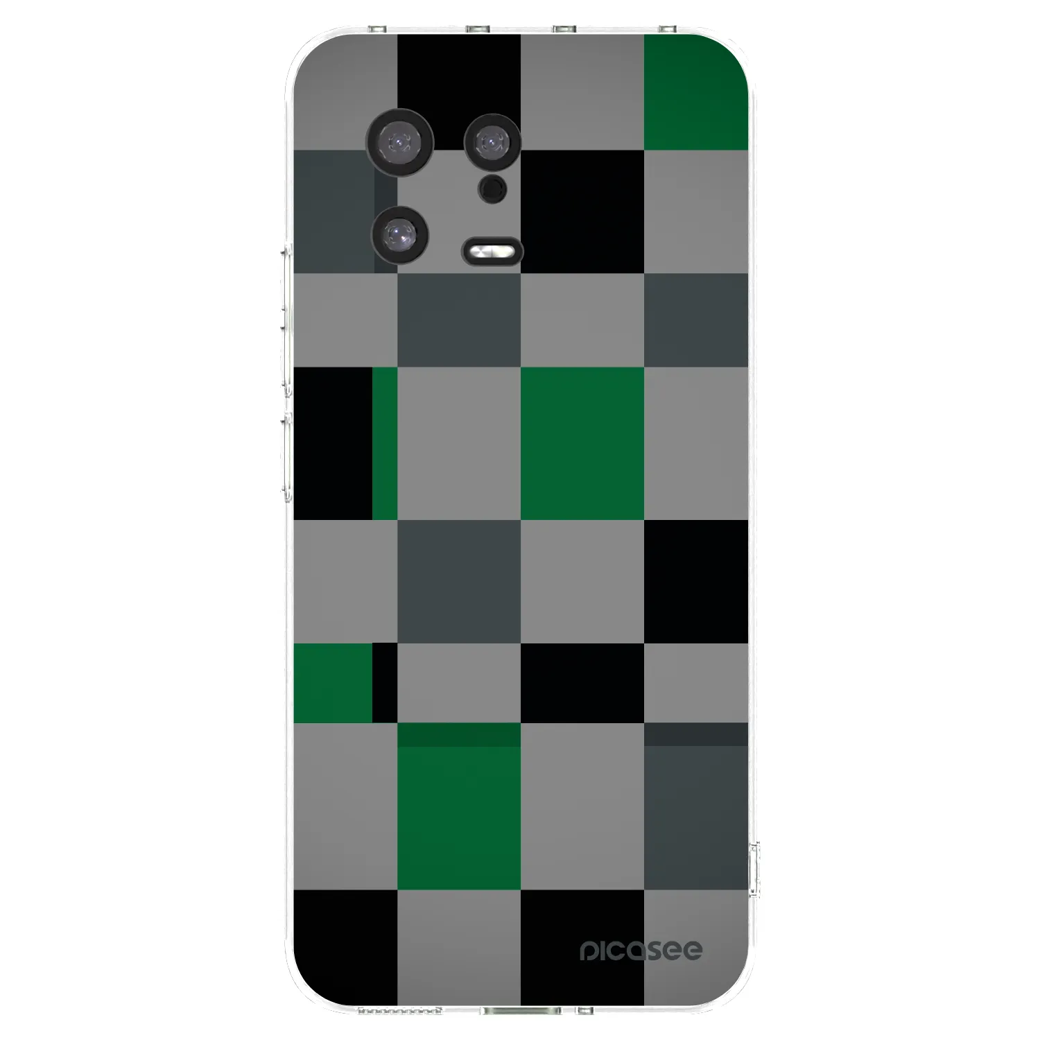 Picasee átlátszó szilikon tok az alábbi mobiltelefonokra Xiaomi 13 - Block Grid