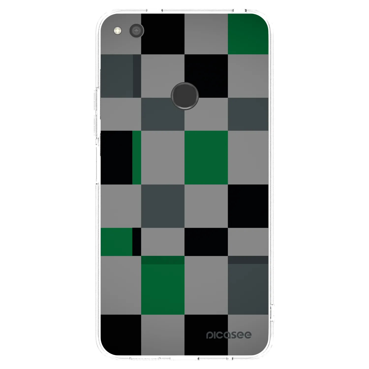 Picasee átlátszó szilikon tok az alábbi mobiltelefonokra Huawei Mate 40 Pro - Block Grid