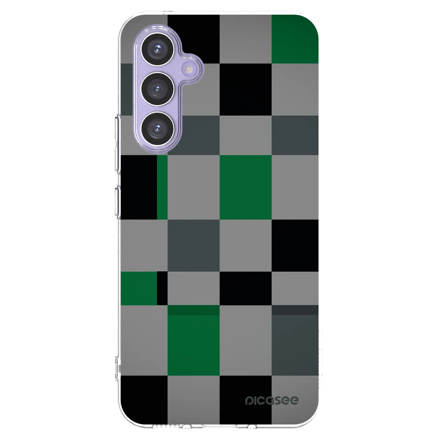 Picasee átlátszó szilikon tok az alábbi mobiltelefonokra Samsung Galaxy A54 5G A546B - Block Grid
