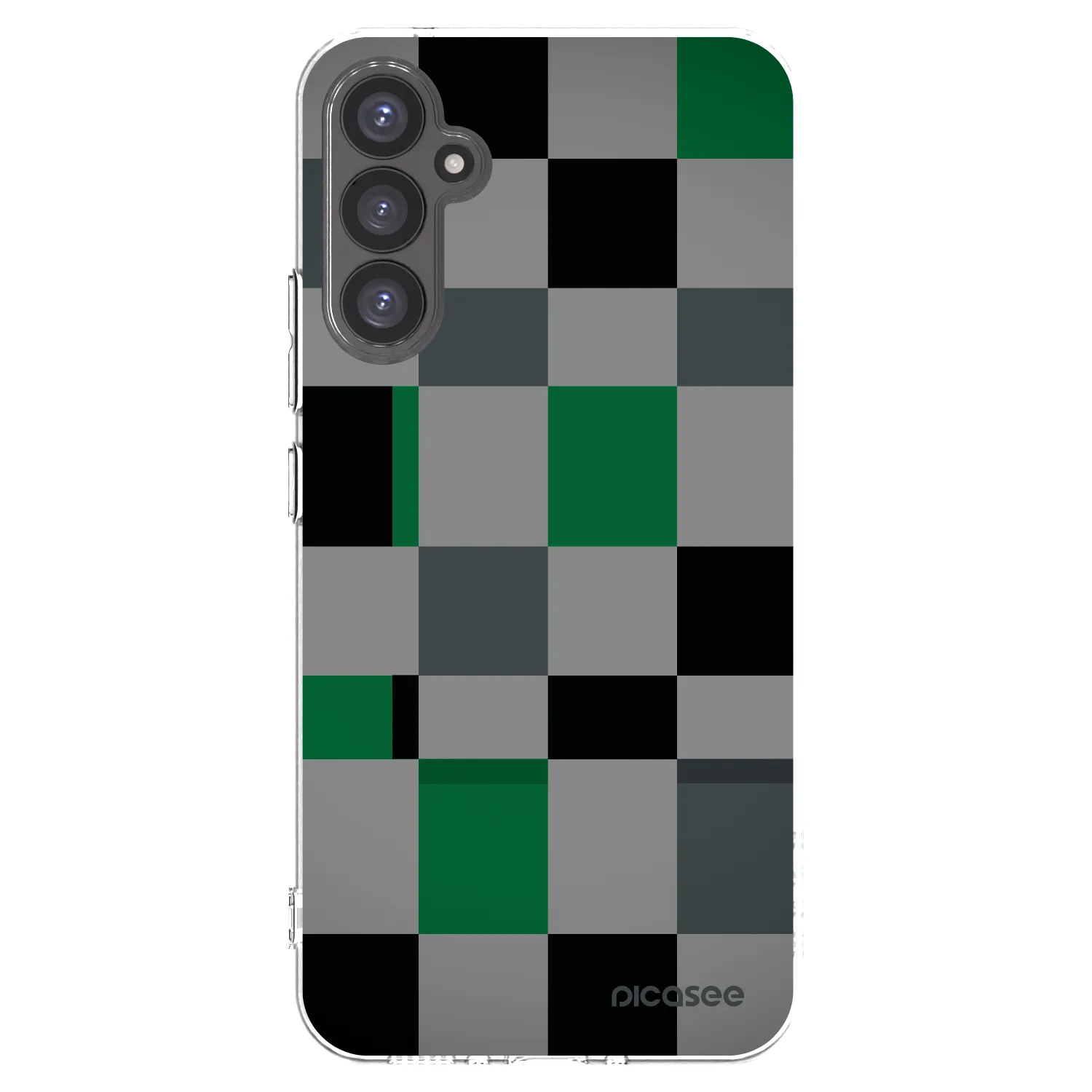 Picasee átlátszó szilikon tok az alábbi mobiltelefonokra Samsung Galaxy A34 5G A346B - Block Grid