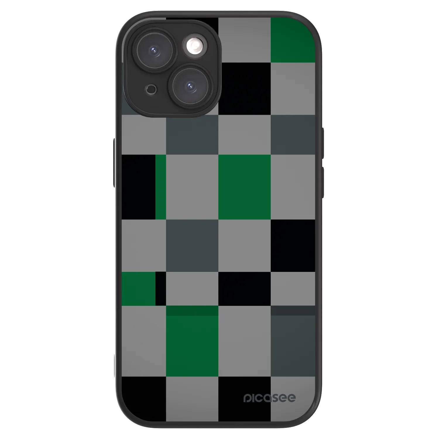 Picasee ULTIMATE CASE MagSafe Apple iPhone 15 - készülékre - Block Grid