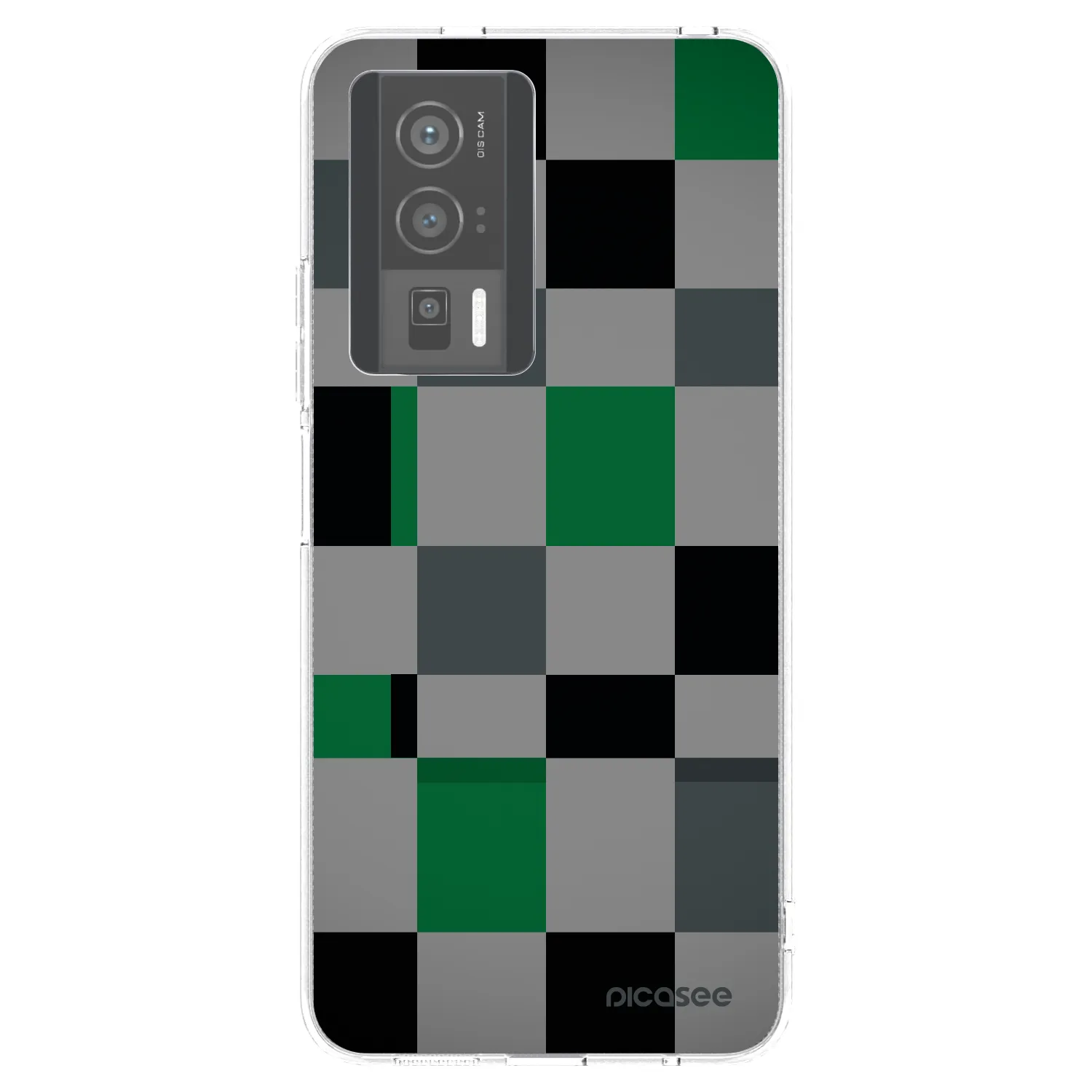 Picasee átlátszó szilikon tok az alábbi mobiltelefonokra Xiaomi Poco F5 Pro 5G - Block Grid