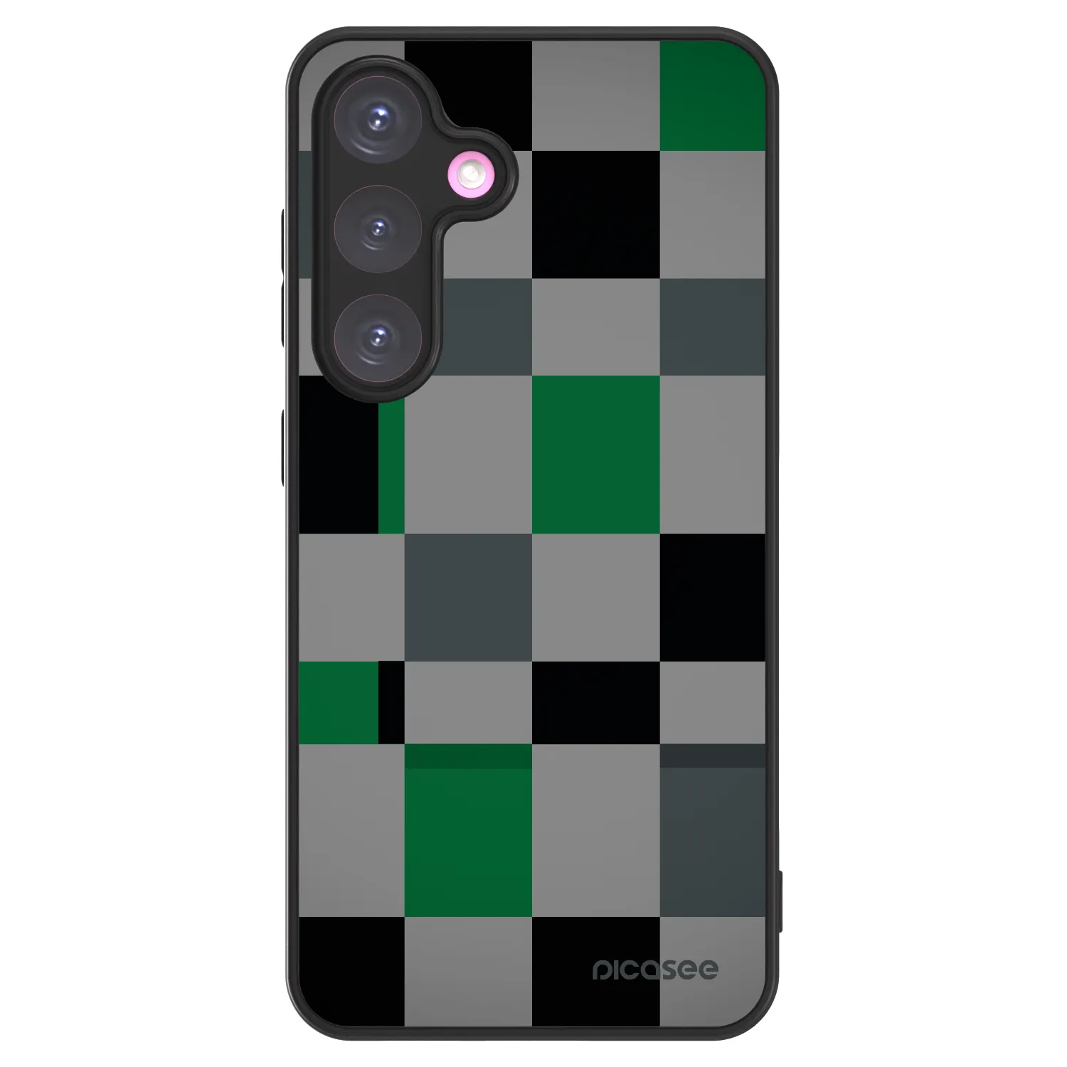 Picasee ULTIMATE CASE PowerShare Samsung Galaxy S24+ S926B 5G - készülékre - Block Grid