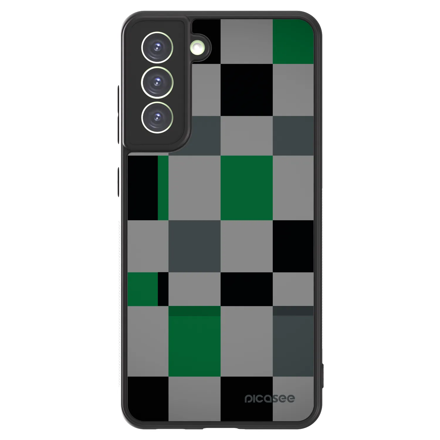 Picasee ULTIMATE CASE PowerShare Samsung Galaxy S21 FE 5G - készülékre - Block Grid