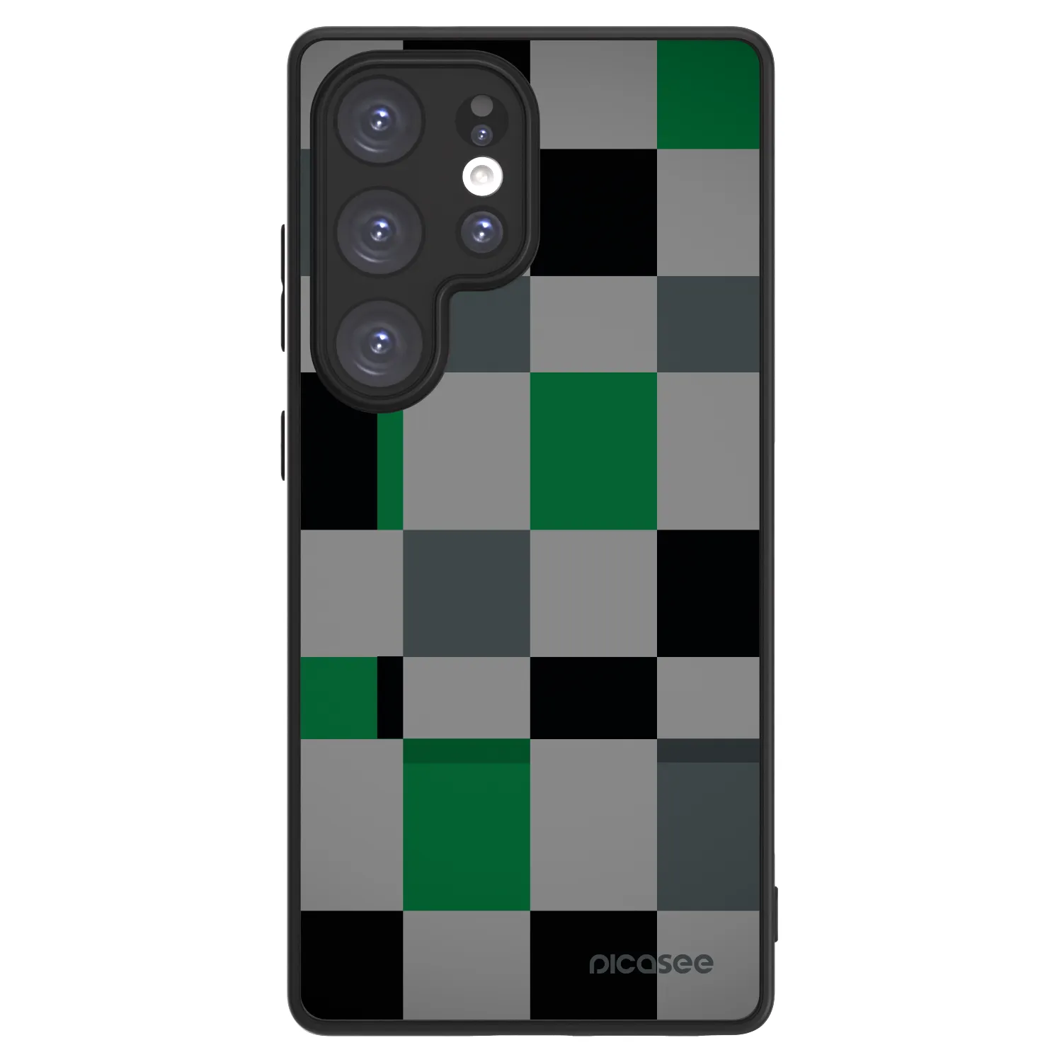 Picasee ULTIMATE CASE Samsung Galaxy S25 Ultra 5G - készülékre - Block Grid