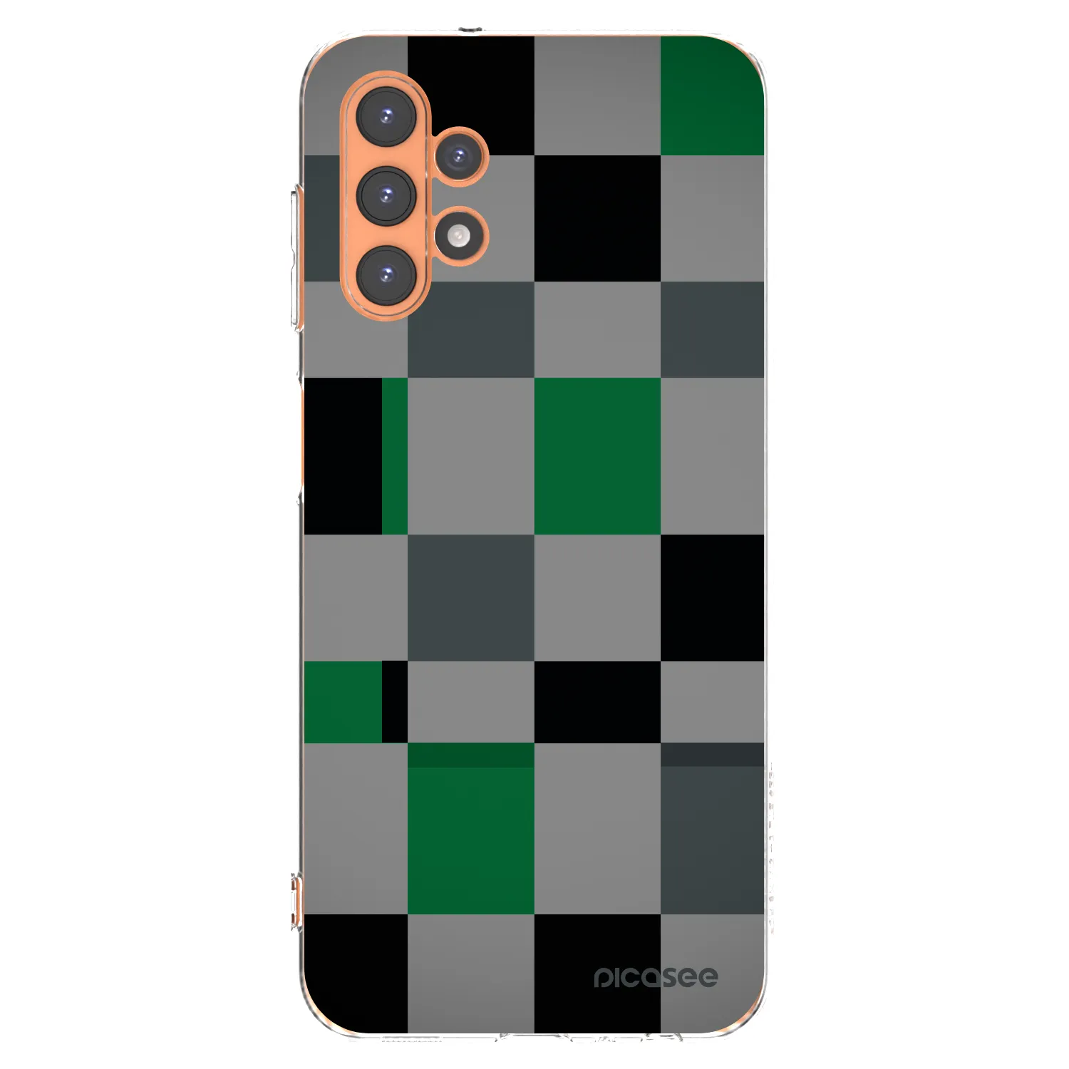 Picasee átlátszó szilikon tok az alábbi mobiltelefonokra Samsung Galaxy A13 5G - Block Grid