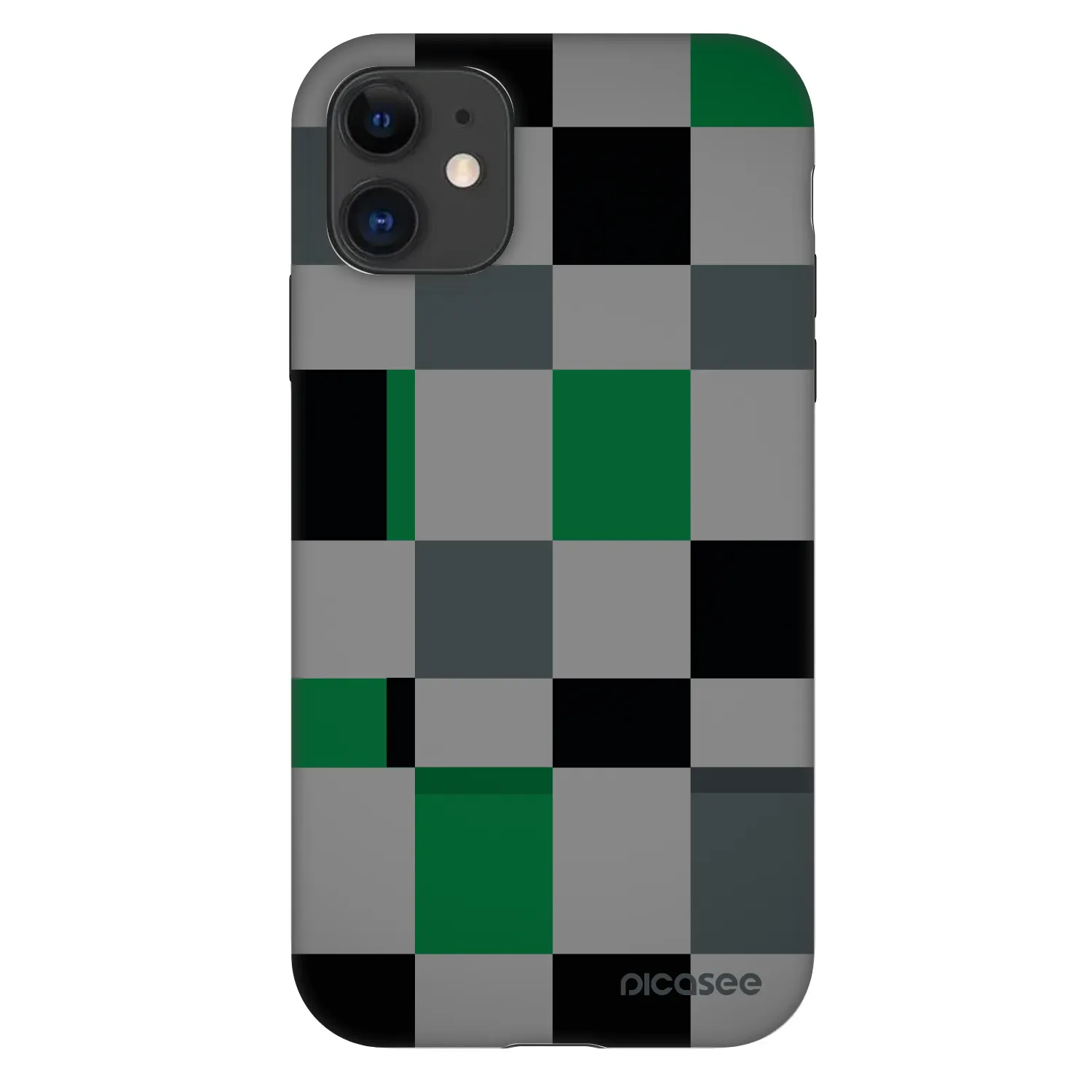Picasee Fashion Case Apple iPhone 11 - Block Grid