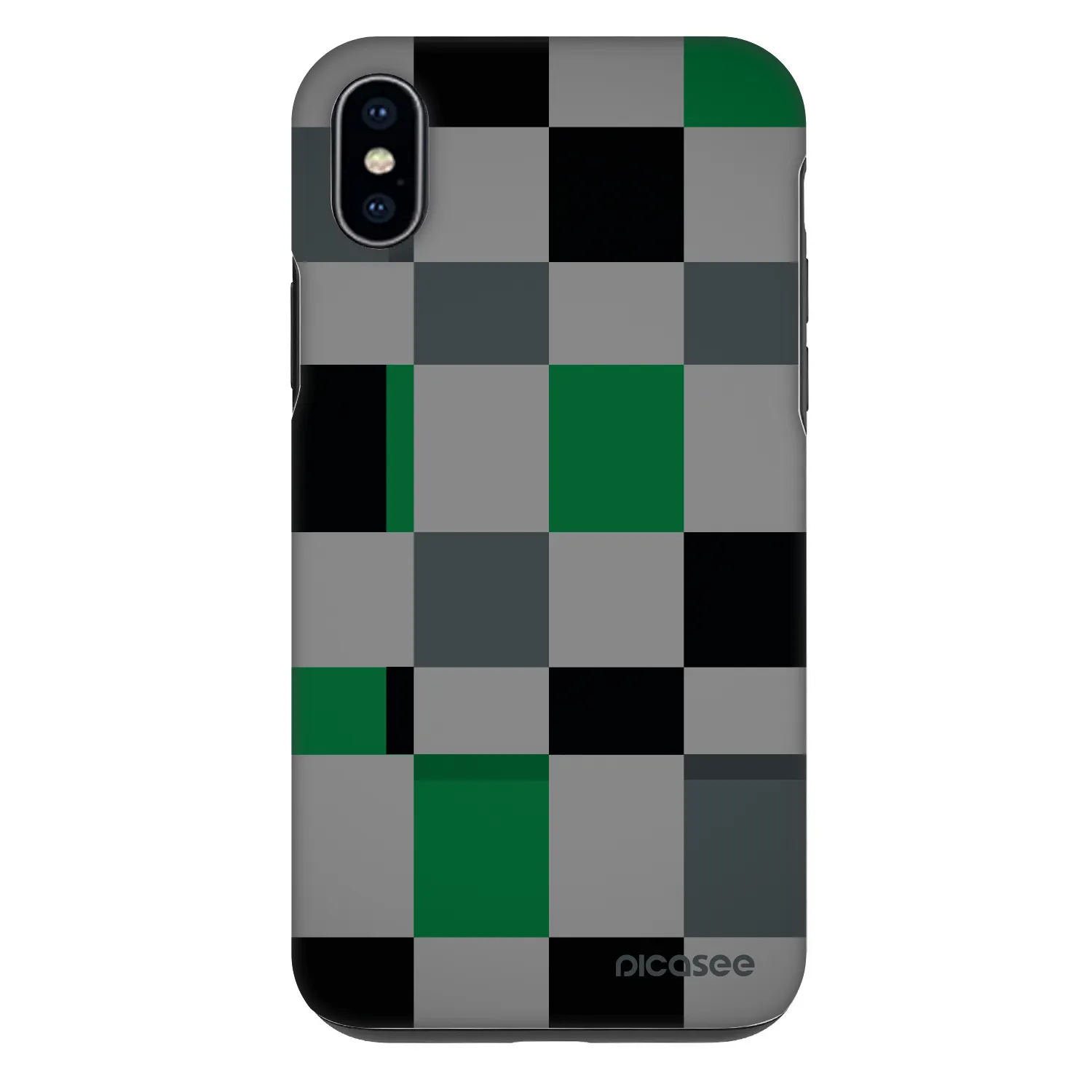 Picasee Fashion Case Apple iPhone XS Max - Block Grid